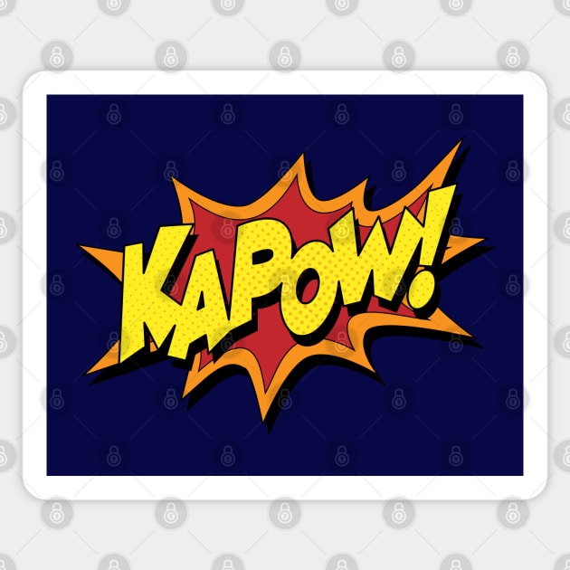 Kapow Comic Design Sticker by Hotshots